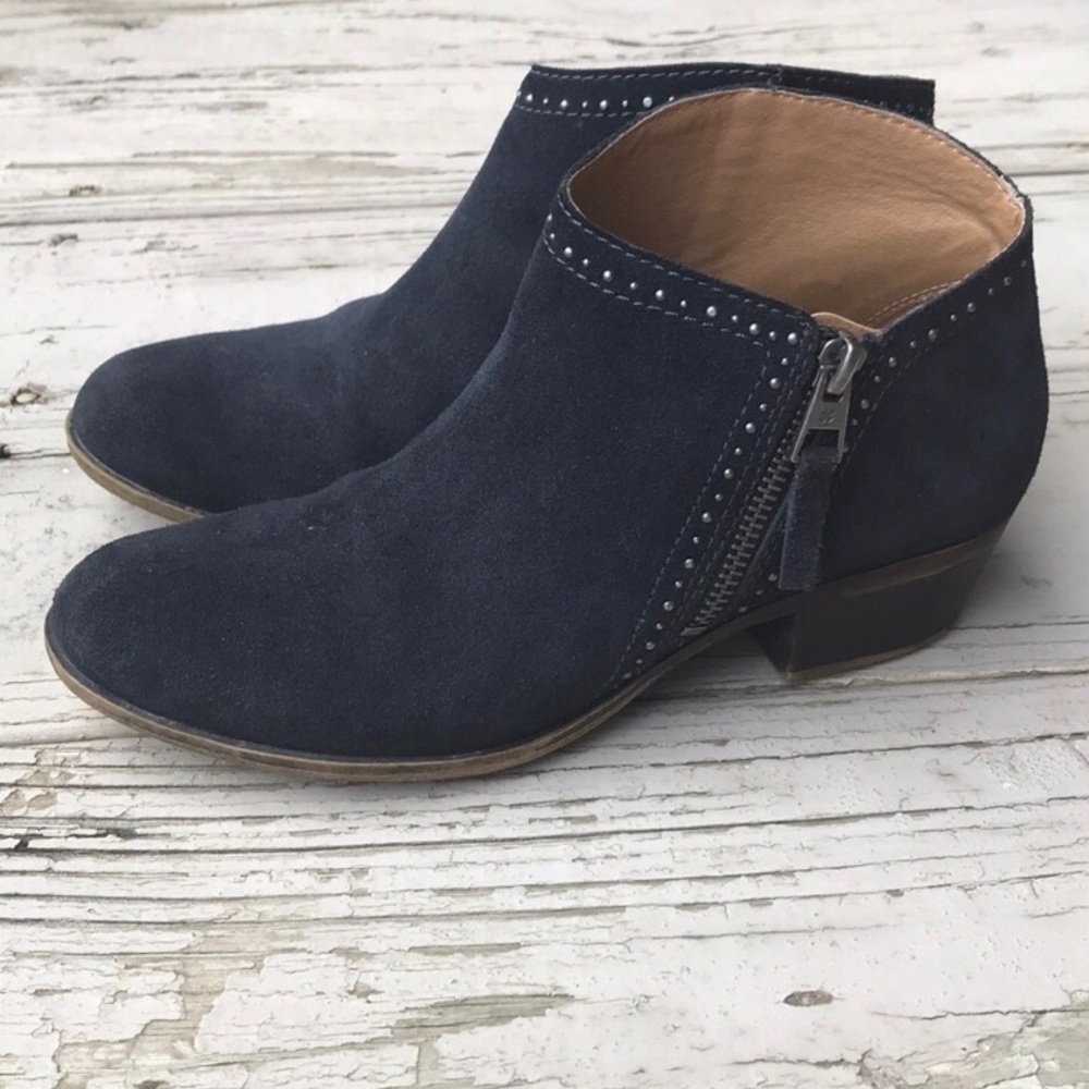 Lucky Brand Navy Booties